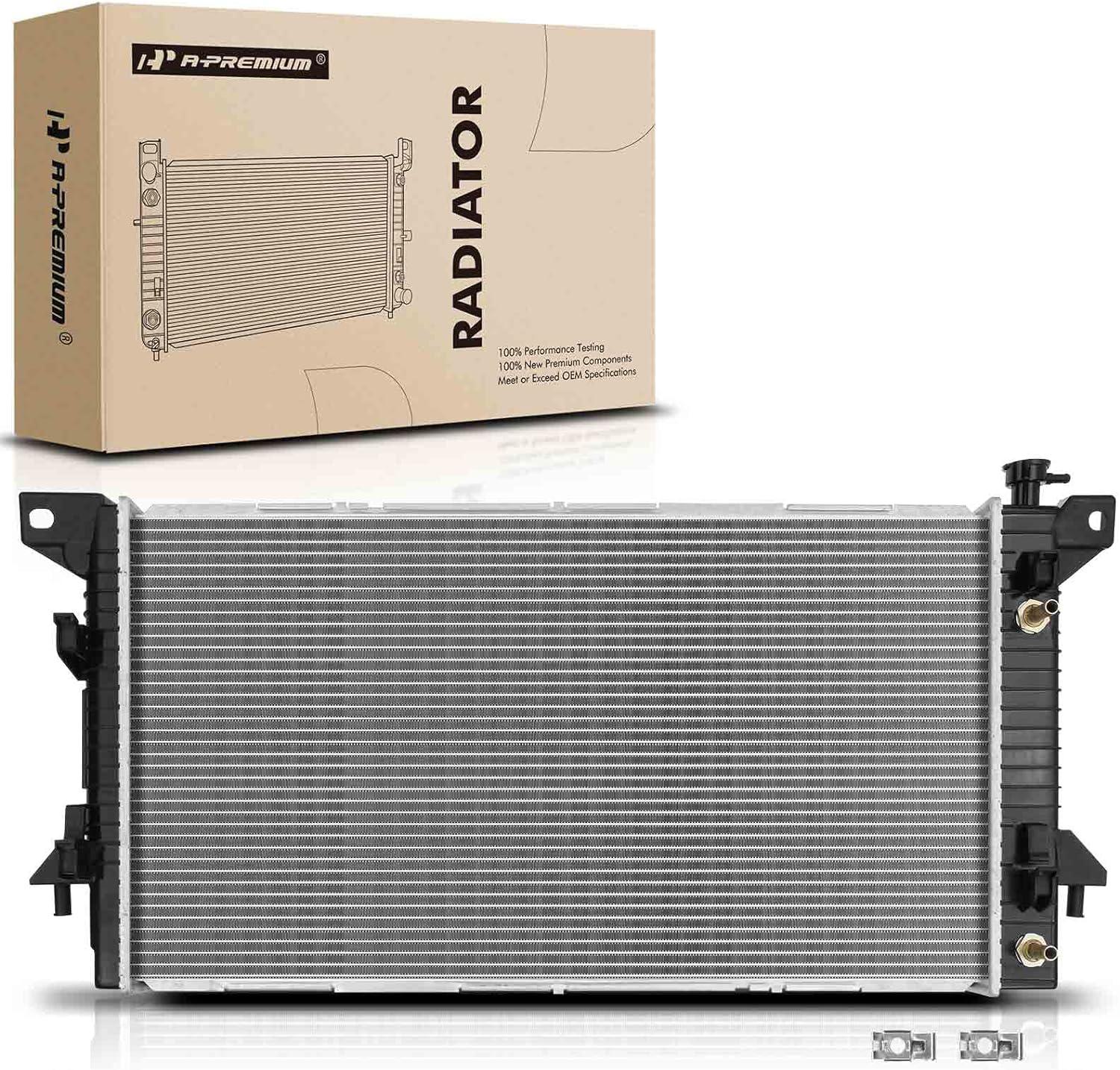 A-Premium Engine Coolant Radiator Assembly with Transmission Oil Cooler ...