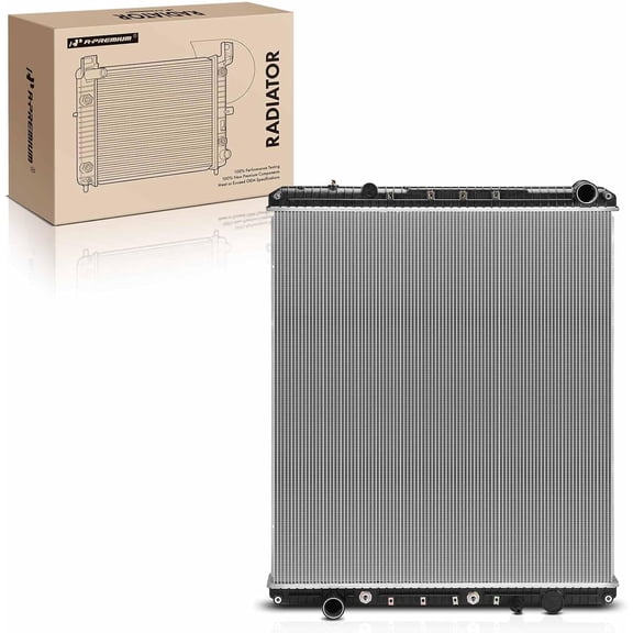 A-Premium Engine Coolant Radiator Assembly with Transmission Oil Cooler Compatible with Freightliner Cascadia 2008-2013, Century Class 2009-2011, Columbia 2008-2010 & Sterling Truck L9500 2009-2010