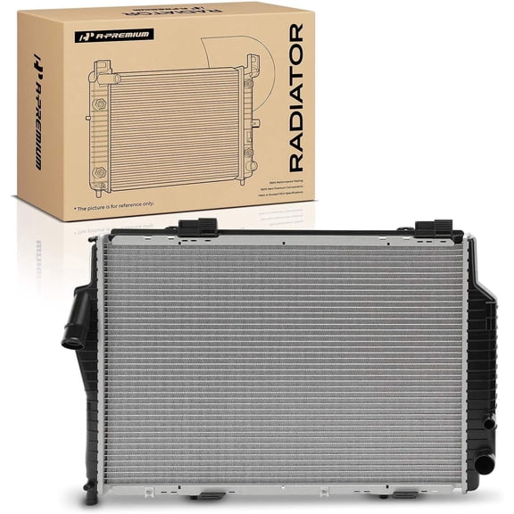 A-Premium Engine Coolant Radiator Assembly with Transmission Oil Cooler Compatible with Mercedes-Benz C43 AMG 1998-2000, SLK32 AMG 2002-2004, SLK320 2001-2004, CLK430, CLK55 AMG & Chrysler Crossfire