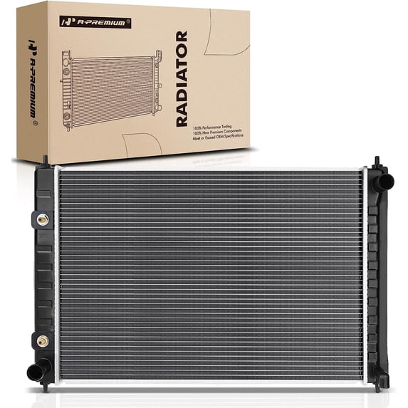 A-Premium Engine Coolant Radiator Assembly with Transmission Oil Cooler Compatible with Nissan Murano 2008-2014, Quest 2011-2017, Automatic Transmission, Replace# 214601AA0A, 214601AA5A