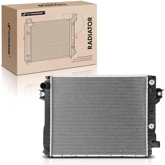A-Premium Engine Coolant Radiator Assembly with Transmission Oil Cooler Compatible with Ram 2500 2013-2018, 3500 2013-2018, 4500 2013-2018, 5500 2013-2018, 6.7L, Automatic Transmission