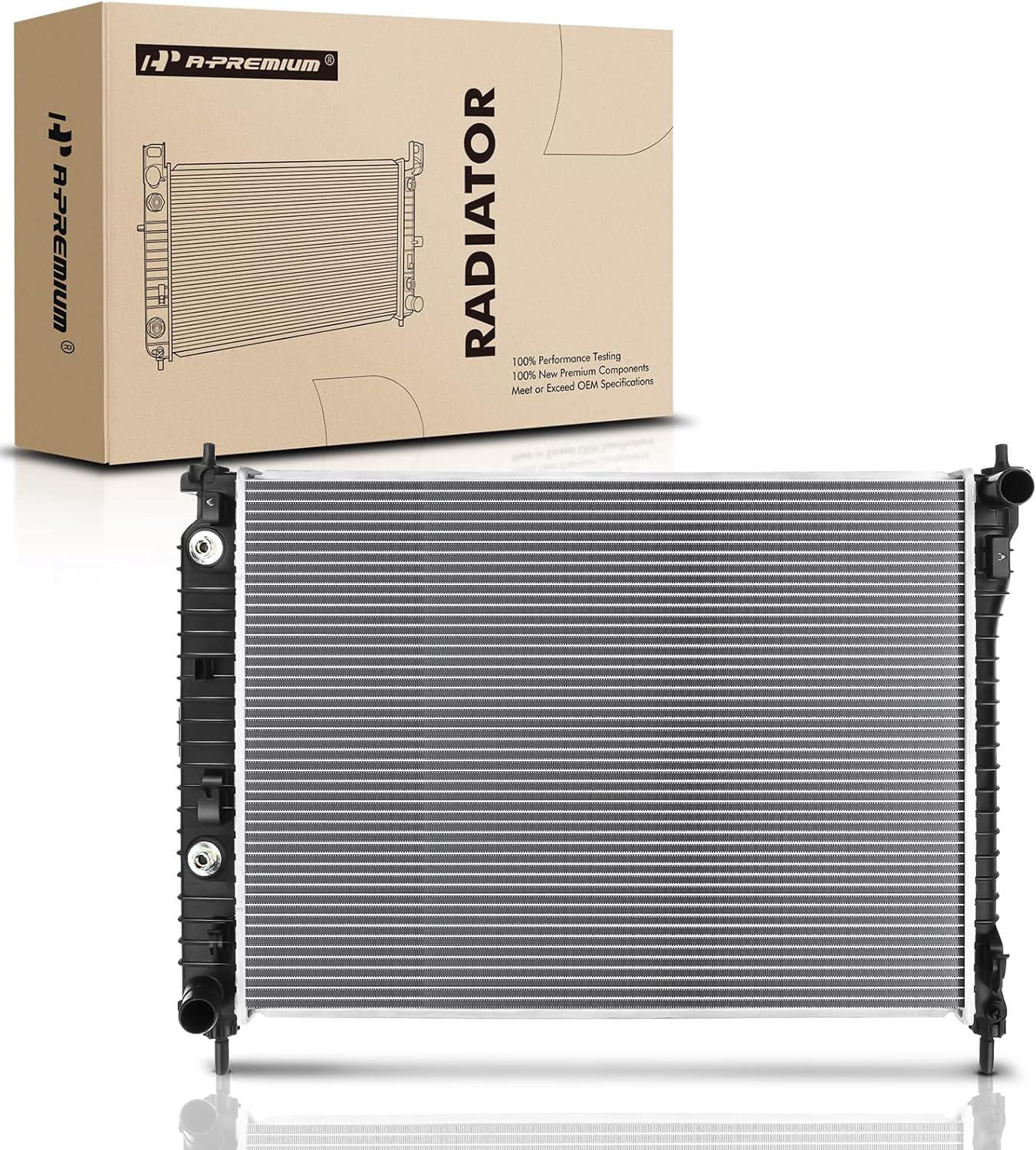 A-Premium Engine Coolant Radiator Assembly with Transmission Oil Cooler ...
