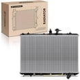 thumbnail image 1 of A-Premium Engine Coolant Radiator Assembly with Transmission Oil Cooler Compatible with Toyota Highlander 2009 2010 2011 2012 2013 L4 2.7L, Automatic Transmission, Replace# 160410V050, 1 of 8
