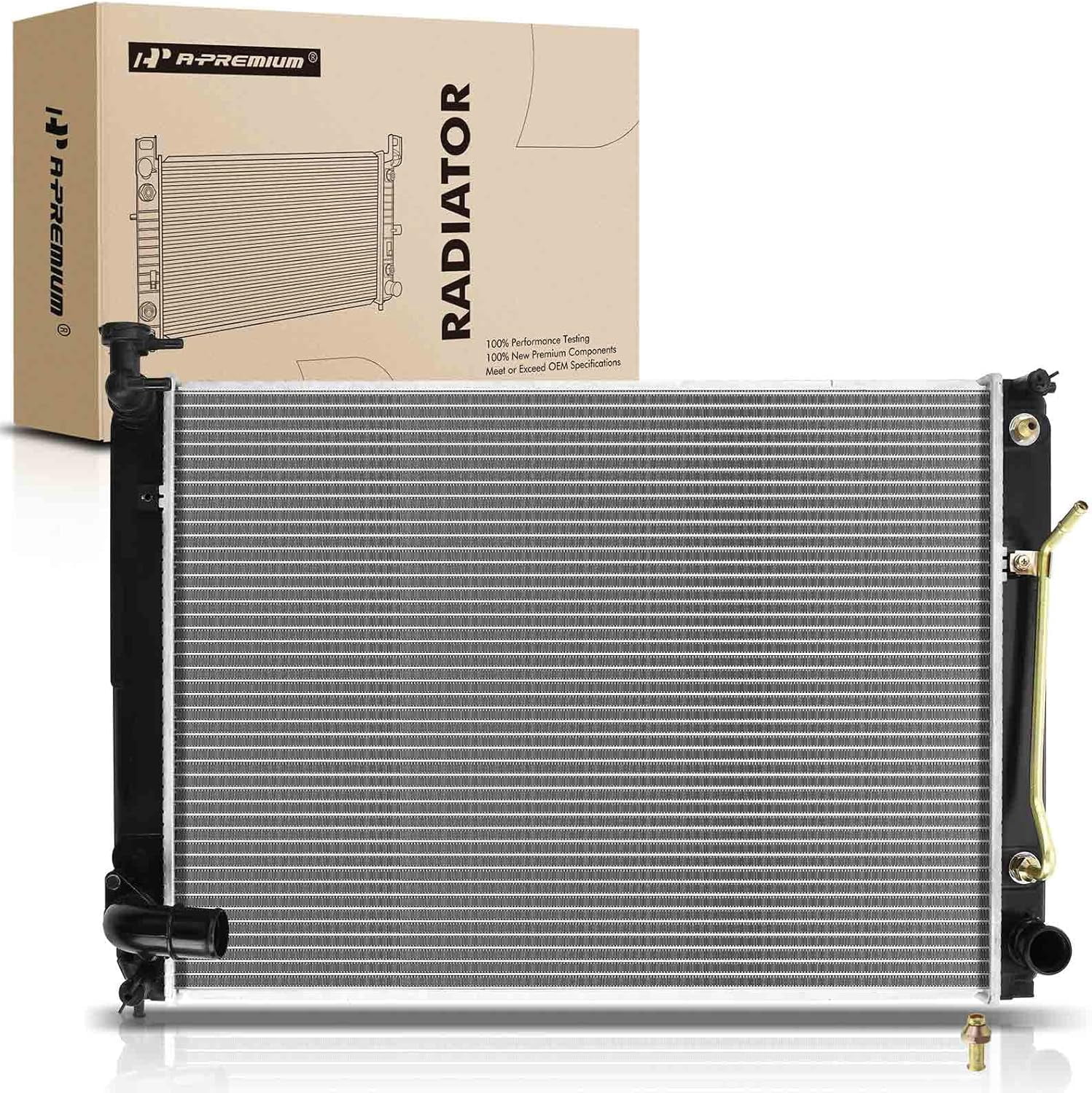 Sienna Radiator Paint A-Premium Engine Coolant Radiator Assembly with Transmission Oil Cooler ...