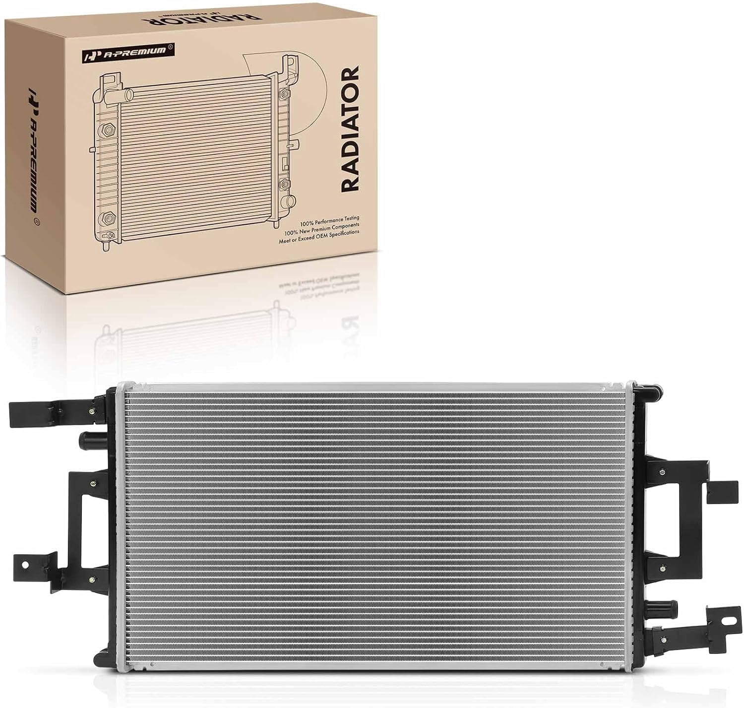 A-Premium Engine Coolant Radiator Assembly with Oil Cooler Compatible ...