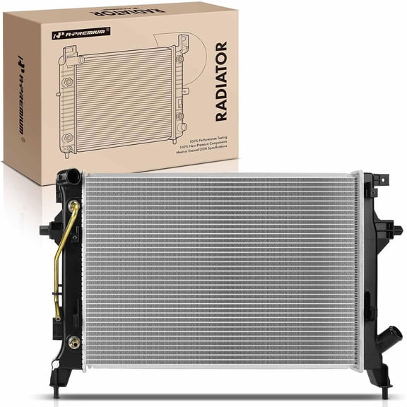A-Premium Engine Coolant Radiator Assembly with Oil Cooler Compatible with Hyundai Kona 2022 2023, 1.6L 2.0L
