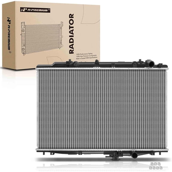 A-Premium Engine Coolant Radiator Compatible with Acura TL 2004-2006 V6 3.2L, Replace# 19010RDAA51, 19010RDAA52