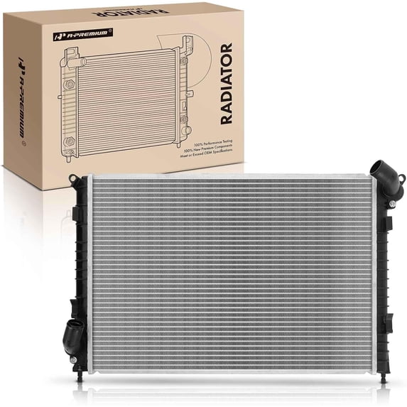 A-Premium Engine Coolant Radiator Compatible with Mini Cooper 2002-2006 L4 1.6L, Replace# 17117570489