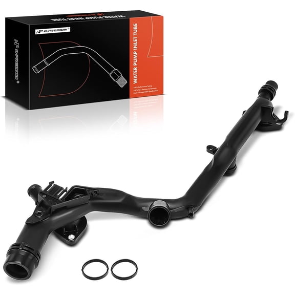 A-Premium Engine Coolant Radiator Pipe Water Hose Compatible with Audi A6 Quattro A7 Quattro 2012-2015, S4 2013-2015, S5 2013-2017, SQ5 2014-2017 & Volkswagen Touareg 2011-2015, Replace # 06E121045AA