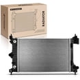 thumbnail image 1 of A-Premium Engine Coolant Radiator with Transmission Oil Cooler Compatible with Chevrolet Chevy Sonic 2012 2013 2014 2015 2016 2017 2018, L4 1.8L, Automatic Trans, Replace# 13247 95316047, 1 of 8