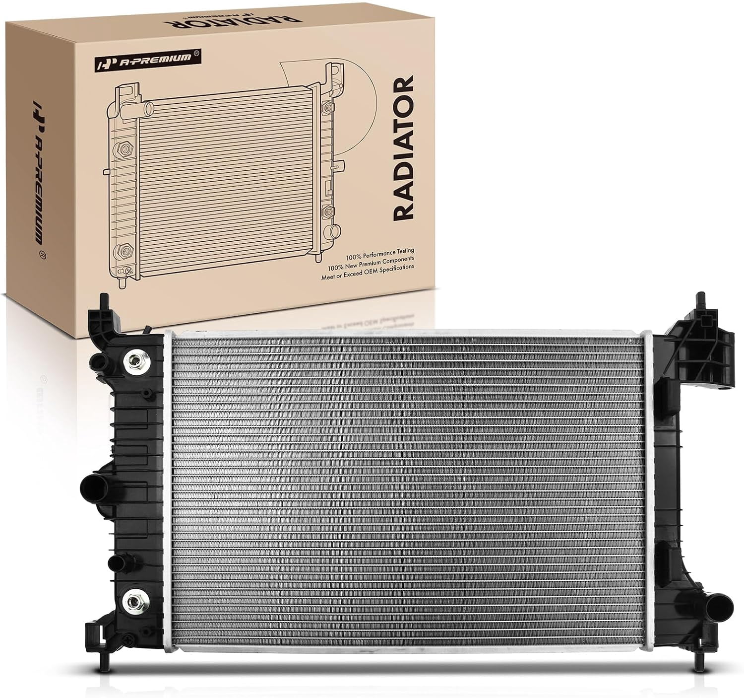 A-Premium Engine Coolant Radiator with Transmission Oil Cooler ...