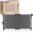 thumbnail image 1 of A-Premium Engine Coolant Radiator with Transmission Oil Cooler Compatible with Daewoo Leganza 1999-2002 L4 2.2L, Nubira 1999-2002 L4 2.0L, Automatic Trans. Replace# 96351103, 1 of 8