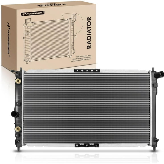 A-Premium Engine Coolant Radiator with Transmission Oil Cooler Compatible with Daewoo Leganza 1999-2002 L4 2.2L, Nubira 1999-2002 L4 2.0L, Automatic Trans. Replace# 96351103