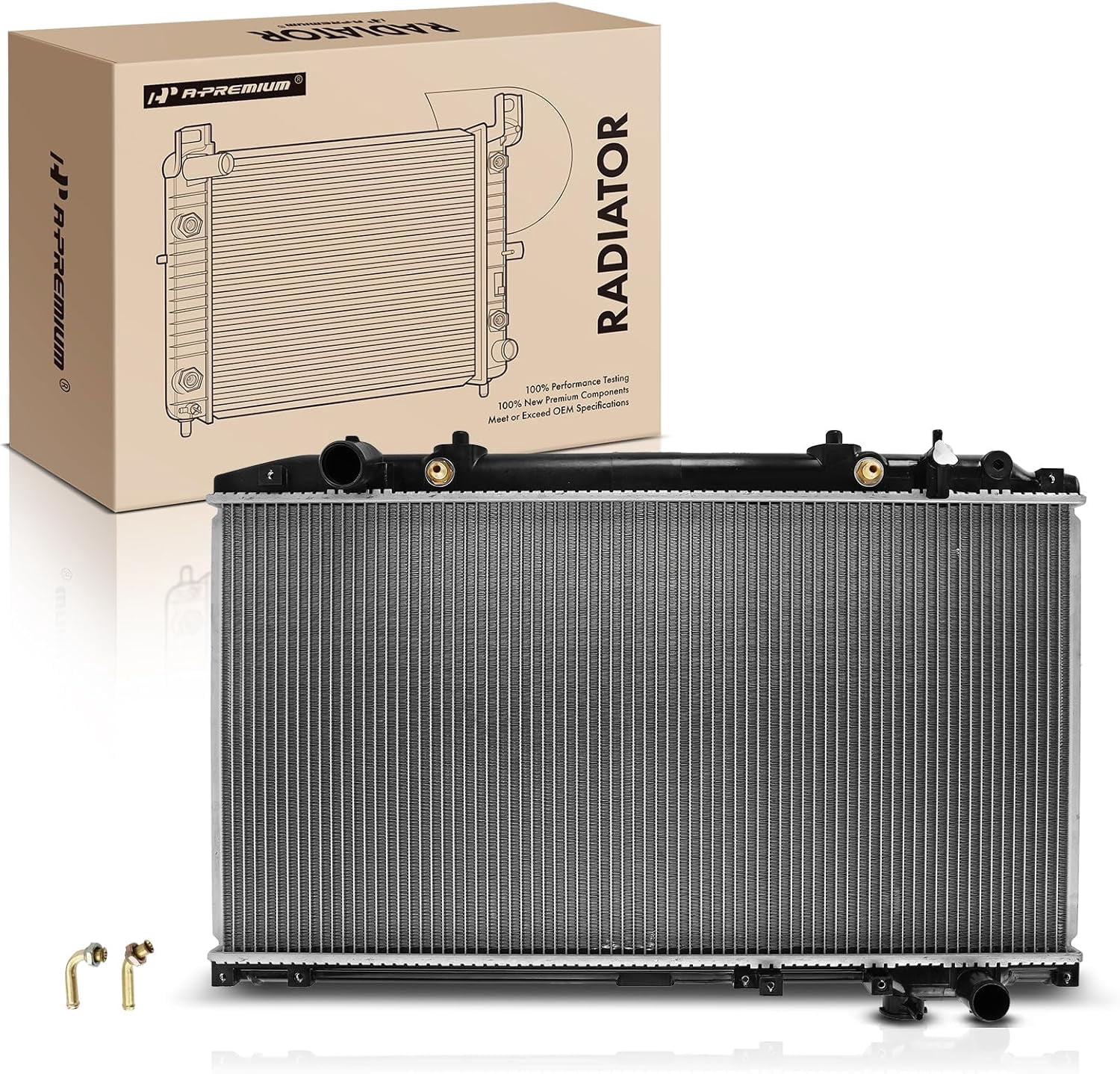Rad3109 Radiator A-Premium Engine Coolant Radiator with Transmission Oil Cooler ...