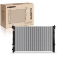 thumbnail image 1 of A-Premium Engine Coolant Radiator with Transmission Oil Cooler Compatible with Mazda MPV 2000-2001 V6 2.5L, Automatic Transmission, Replace# GY0115200B, GY0115200D, 1 of 8