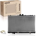 thumbnail image 1 of A-Premium Engine Coolant Radiator with Transmission Oil Cooler Compatible with Mitsubishi Lancer 2002-2007 L4 2.0L, Automatic Trans. Replace# MR968857, MR968858, 1 of 8