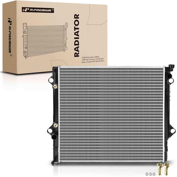 A-Premium Engine Coolant Radiator with Transmission Oil Cooler Compatible with Toyota 4Runner 2003-2009 V6 4.0L, FJ Cruiser 2007-2014 V6 4.0L, Automatic Transmission, Replace# 1640031351, 1640031461