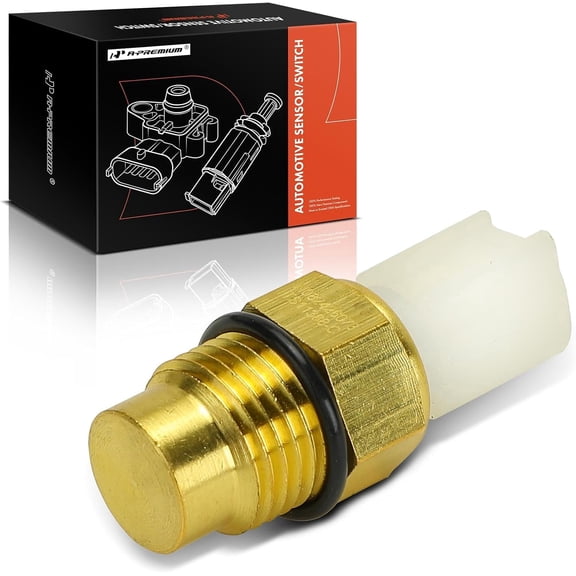 A-Premium Engine Coolant Temperature Sensor [1 Pins] Compatible with Toyota Camry 1995-2006, Highlander 2001-2004, Sienna 1998-2003, Avalon 1995-2004, Solara 1999-2007 & Lexus ES300 1997-2003, RX300