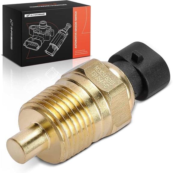 A-Premium Engine Coolant Temperature Sensor [2 Blades] Compatible with Dodge Ram 5.9L 12 Valve Cummins Engine N14 L10 ISB ISC ISBE Q1321 ZX