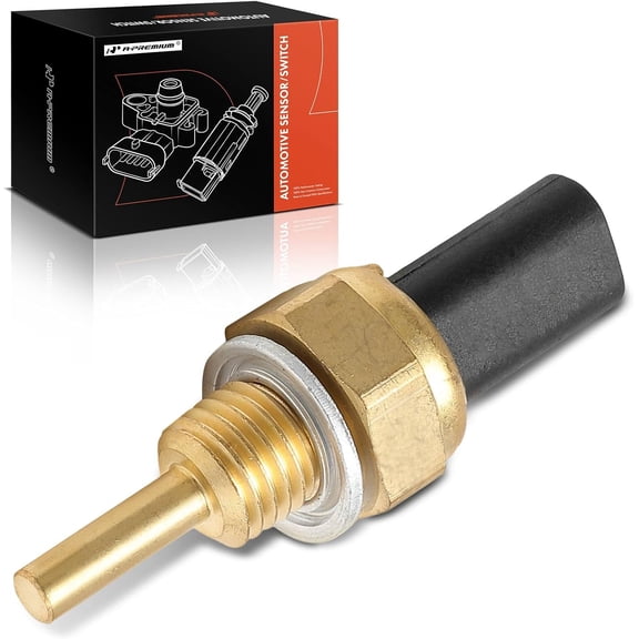 A-Premium Engine Coolant Temperature Sensor [2 Pins] Compatible with Chevy GMC Buick & Cadillac Models - Silverado 1500 Equinox Malibu Cruze Tahoe Camaro Suburban Express 2500 Terrain & More