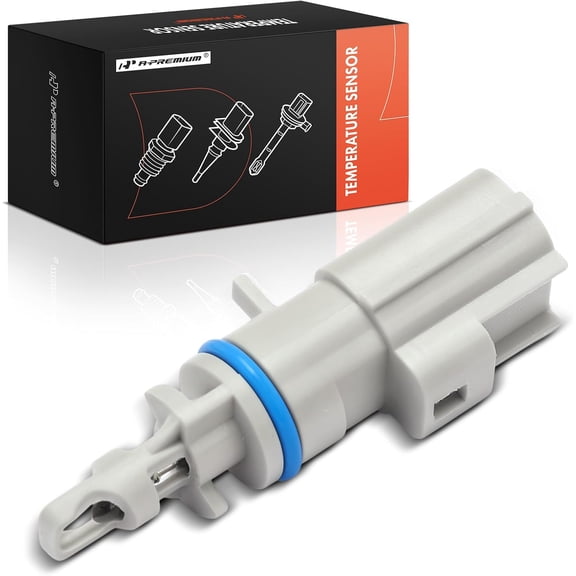 A-Premium Engine Coolant Temperature Sensor [2 Pins] Compatible with Ford F-150 F150 2018-2020, F-250 F-350 F-450 F-550 Super Duty 2011-2019, 3.0L 6.7L