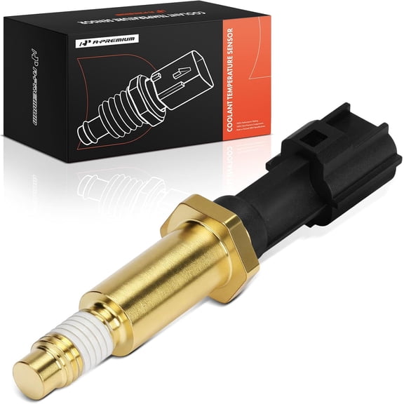 A-Premium Engine Coolant Temperature Sensor [2 Pins] Compatible with Ford, Lincoln & Mercury Models - Escape, Fusion, Focus, Ranger, Transit Connect, EcoSport, MKZ, Tribute, B2300, Mariner, Milan