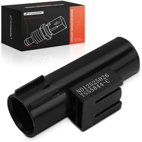 A-Premium Engine Coolant Temperature Sensor [2 Pins] Compatible with Honda CR-V CRV 2008-2016, Civic, Accord Crosstour, Odyssey, Ridgeline, Insight, CR-Z, Element, S2000 & Acura RDX, TSX, TL, RL, RSX