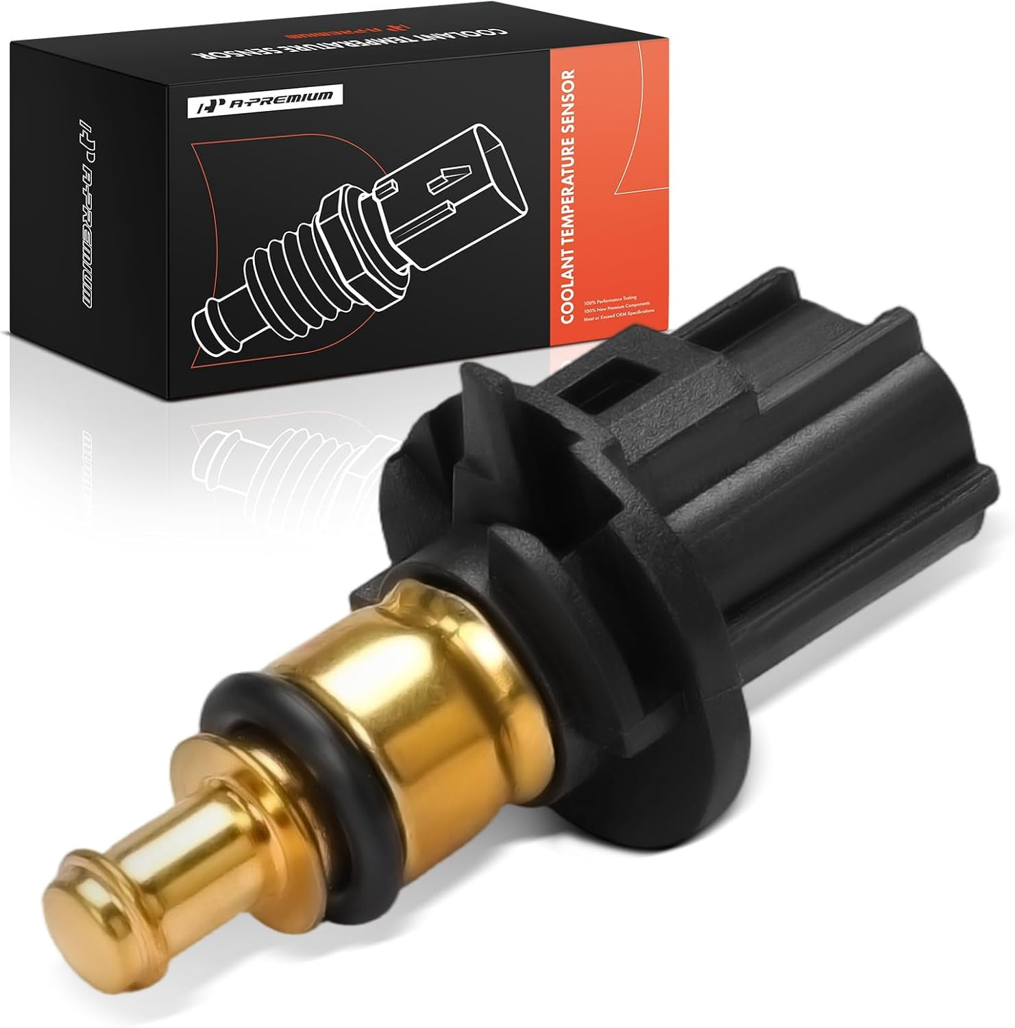 A-Premium Engine Coolant Temperature Sensor [2 Pins] Compatible with ...