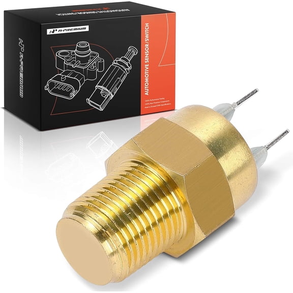 A-Premium Engine Coolant Temperature Sensor [2 Pins] Compatible with Perkins AK - 1004-40T, AR - 4.421, AS - 1004-42, DC - 1103C-33, DD - 1103C-33T, NL - 1104D-44T, RE - 1104C-44, RG - 1104C-44T