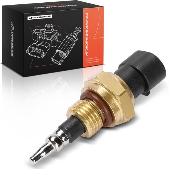 A-Premium Engine Coolant Temperature Sensor [2 Pins] Compatible with Cummins ISX QSX ISF 2.8 ISBE ISC 8.3