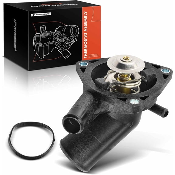 A-Premium Engine Coolant Thermostat Compatible with Land Rover Range Rover 2006-2009, Range Rover Sport 2006-2009, LR3 2005-2009, Replace# LR005765