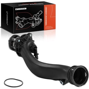A-Premium Engine Coolant Thermostat Housing Assembly Compatible with Mercedes-Benz E550, E63 AMG, GLE550, ML350, ML550, ML63 AMG, GL450, GL550, S550, S560, S63 AMG, GLS550, SL550, CL550, CL63 AMG