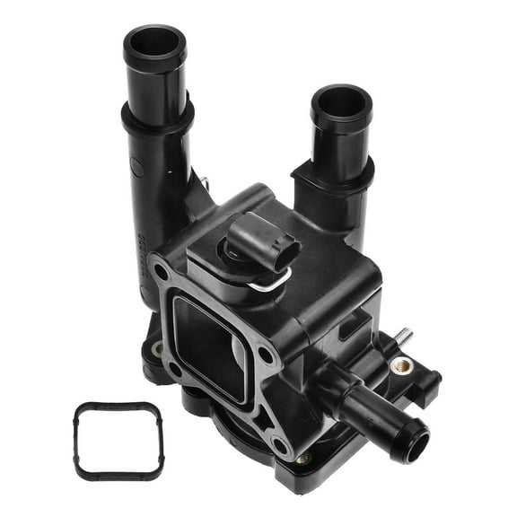 A-Premium Engine Coolant Thermostat Housing Assembly with Gasket Compatible with Chevrolet Cruze 2011-2016 Cruze Limited 2016 Sonic 2012-2018 Trax 1.8L