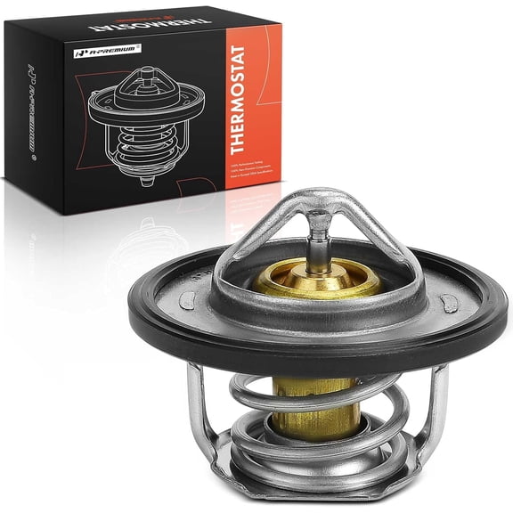 A-Premium Engine Coolant Thermostat with O-ring Compatible with Subaru Outback 2000-2017 2019, Forester 1998-2013, Impreza 1993-2014, Legacy 1990-2019, Tribeca, B9 Tribeca, Baja, SVX, WRX, WRX STI