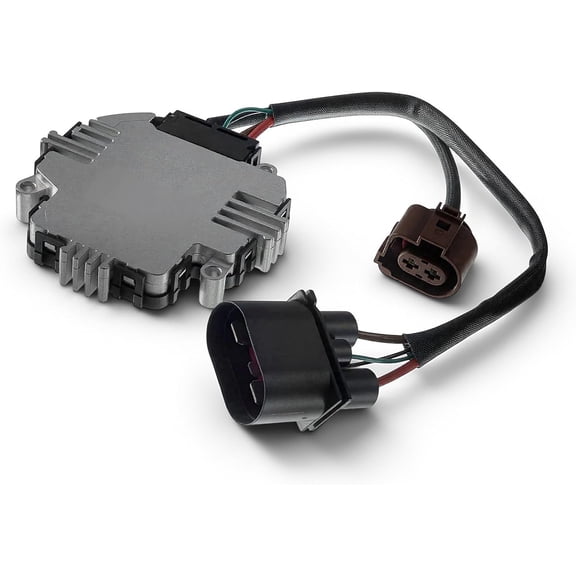A-Premium Engine Radiator Cooling Fan Control Module Compatible with Volkswagen Jetta, Golf, Passat, Tiguan, Beetle, Eos, CC, GTI, R32, Rabbit & Audi A3, A3 Quattro, TT, TT Quattro