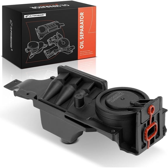 A-Premium Engine Crankcase Vent Valve Oil Separator Compatible with Audi A3 Quattro 2006-2009, TT Quattro 2008-2009 & Volkswagen R32 2008 & Porsche Cayenne 2008-2014/2016-2018, 3.2L 3.6L