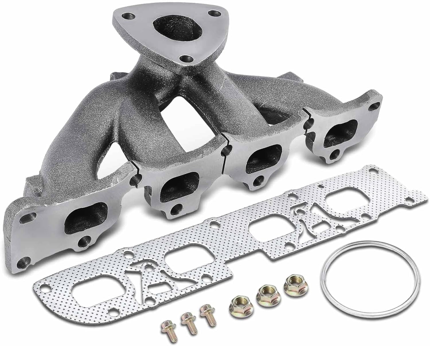 A-Premium Engine Exhaust Manifold Kit W/Gaskets & Bolts & Nuts [DOHC 4Cyl 2.4L] Compatible with Chevrolet Equinox 2013-2014 Captiva Sport 2013-2015 & GMC Terrain 2013-2014 674-561