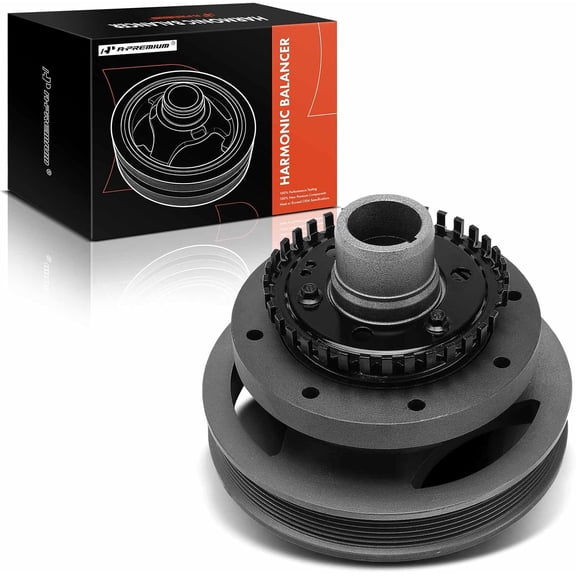 A-Premium Engine Harmonic Balancer Crankshaft Pulley Compatible with Ford Freestar 2004-2007, Windstar 2001-2003 & Mercury Monterey 2004-2007, 3.8L 3.9L 4.2L, Replace# 594-319, 1F2Z6B321AA