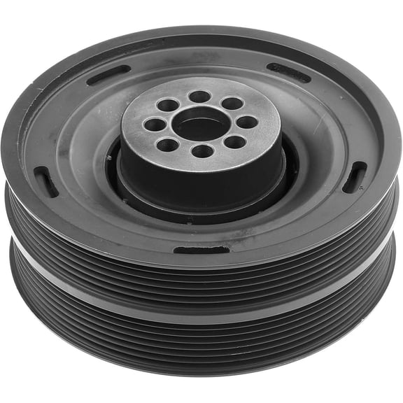 A-Premium Engine Harmonic Balancer Crankshaft Pulley - DOHC V6 3.0L V8 4.0L - Compatible with Audi Cars - A4 A5 A6 A7 A8 Quattro, S4, S5, S7, SQ5 & Volkswagen Touareg, Replace# 06E105251E, 06E105251F