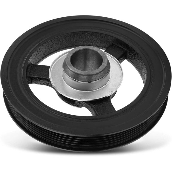 A-Premium Engine Harmonic Balancer Pulley Compatible with Cadillac DTS 2006-2011, DeVille, Seville, Eldorado & Buick Lucerne & Oldsmobile Aurora & Pontiac Bonneville, DOHC V8 4.0L 4.6L, for# 12557707
