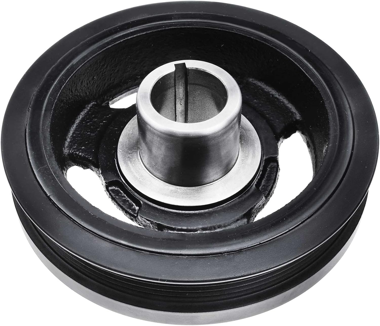 A-Premium Engine Harmonic Balancer Pulley Compatible with Chevrolet Equinox, Malibu, Traverse, Impala, Blazer, Camaro, Colorado & GMC Terrain, Acadia, Canyon & Buick Envision, Regal, DOHC L4 2.0L 2.5L