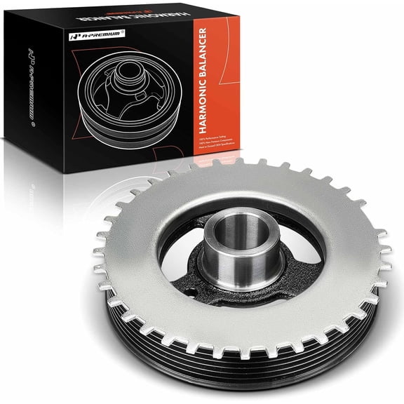 A-Premium Engine Harmonic Balancer Pulley Compatible with Ford Escape 05-08, Focus 03-11, Ranger 01-11, Transit Connect 10-13 & Mazda Tribute 05-06, B2300 01-10 & Mercury Mariner 05-08, 2.0L 2.3L