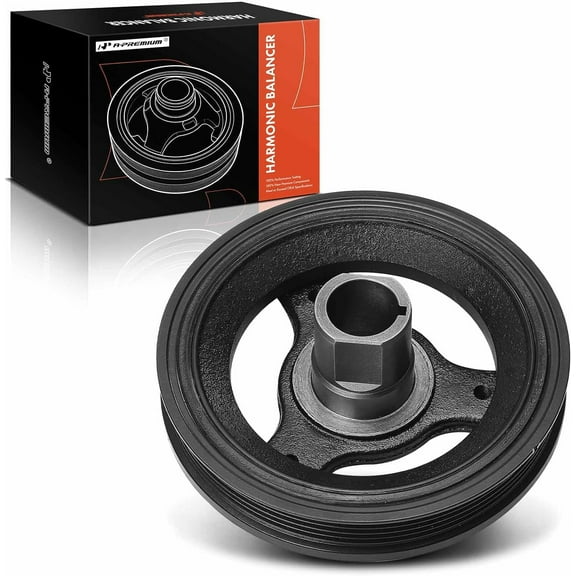 A-Premium Engine Harmonic Balancer Pulley - DOHC 2.0L 2.2L 2.4L - Compatible with Chevrolet, GMC, Buick, Saab, Oldsmobile, Pontiac & Saturn Cars - 00-17- Equinox, Terrain, LaCrosse, 9-3, Alero & More