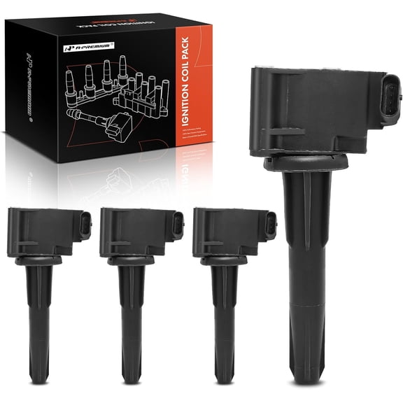 A-Premium Engine Ignition Coil Pack Compatible with GMC Acadia 2020-2021 & Chevrolet Blazer 2020-2021 & Cadillac XT4 2019-2021, CT6 2019, CT5 2020-2021, CT4 2020-2021, 2.0L, 4-PC Set