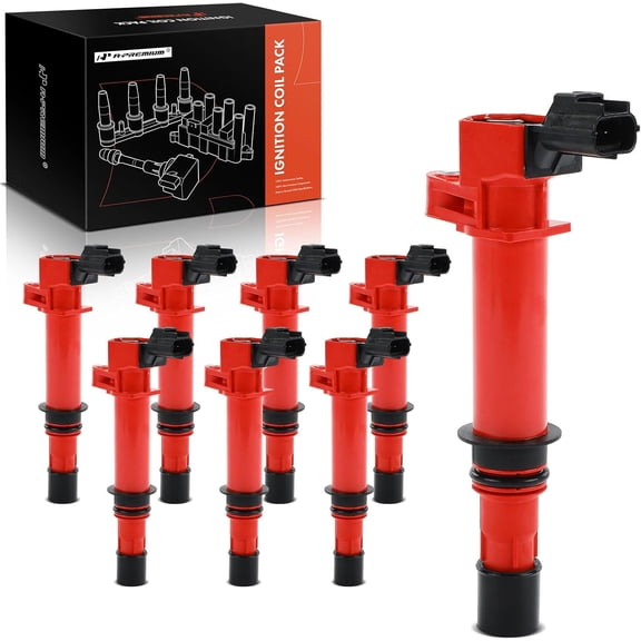 A-Premium Engine Ignition Coil Pack Compatible with Jeep Grand Cherokee 1999-2005 2007 & Dodge Ram 1500 2002 2004-2007, Durango 2000-2005, Dakota 2000-2007 & Chrysler Aspen 2007 & Mitsubishi Raider