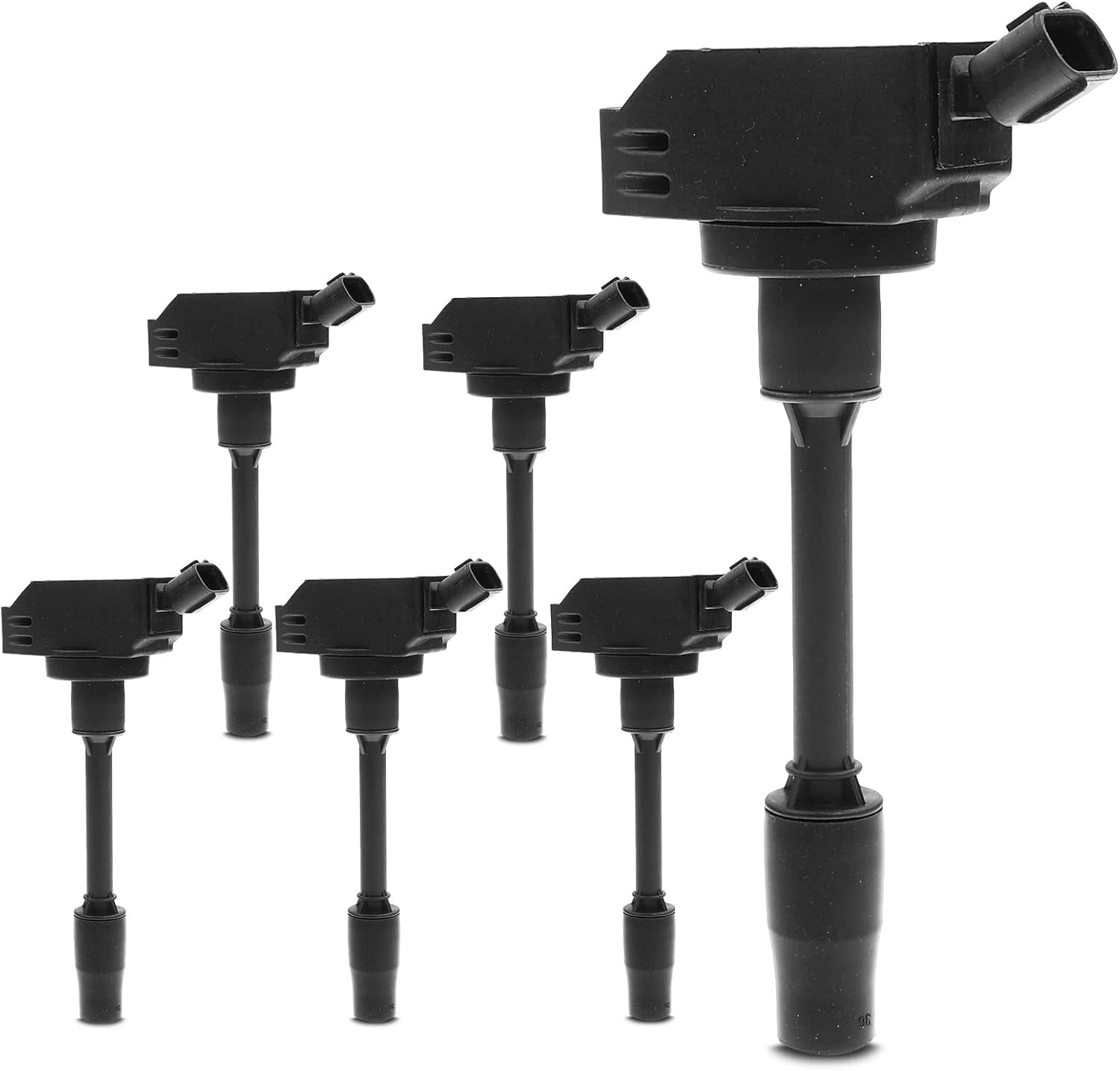 A-Premium Engine Ignition Coil Pack Compatible with Toyota Camry 2018-2020, RAV4, Highlander, Avalon & Lexus ES300h, LS500, UX250h, 2.0L 2.5L 3.5L, Replace# 90919C2010, 6-PC Set