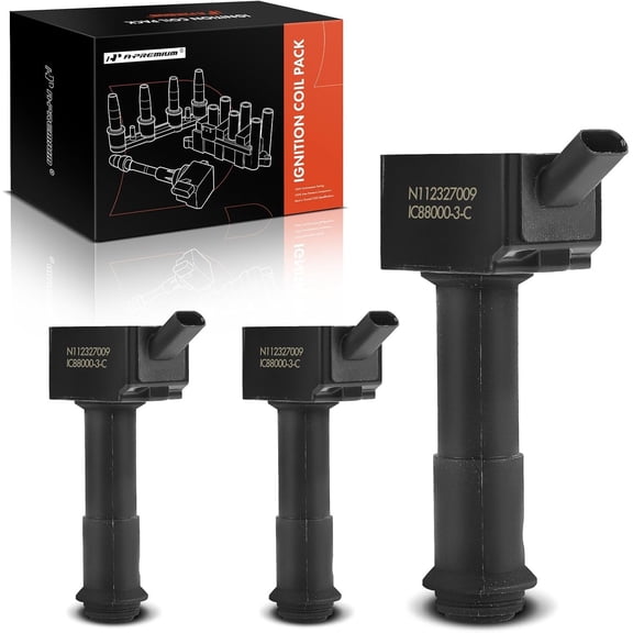 A-Premium Ignition Coil Packs of 3 Compatible with Ford Escape 2020-2021 L3 1.5L, Bronco Sport 2021 2023 L3 1.5L