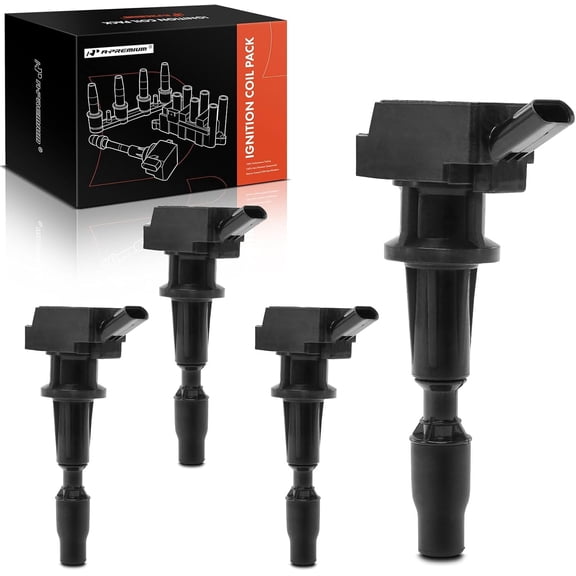 A-Premium Engine Ignition Coil Pack Compatible with Hyundai Ioniq 2017-2020 & Kia Niro 2017-2020 L4 1.6L Electric, Replace# 2730103HA0, 4-PC Set