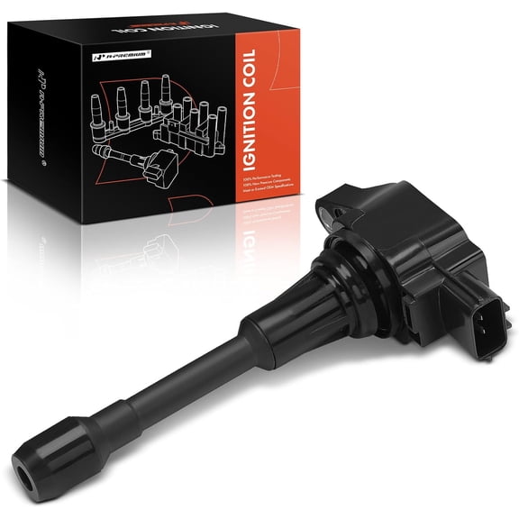 A-Premium Engine Ignition Coil Packs Compatible with Nissan Altima Rogue Sentra Tiida Versa X-Trail FX50 M56