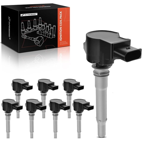 A-Premium Engine Ignition Coils Compatible with Mercedes-Benz W204 W209 C209 W212 W221 C63 CL63 CLK63 E63 R63 S63 AMG 6.3L 8-PC Set Fits select: 2009 MERCEDES-BENZ SL 63 AMG